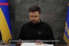 [Video] Tổng thống Ukraine V. Zelensky nêu điều kiện tổ chức bầu cử 