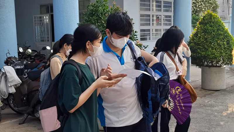 Thí sinh tham gia kỳ thi đánh giá năng lực đợt 1 năm 2024.