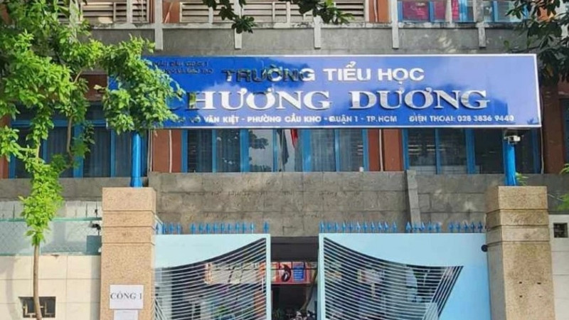 Trường tiểu học Chương Dương, quận 1, Thành phố Hồ Chí Minh.