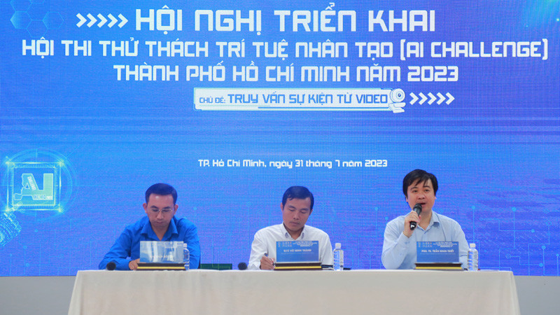 Ban tổ chức hội thi thông tin thể thức Hội thi “Thử thách trí tuệ nhân tạo Thành phố Hồ Chí Minh năm 2023”.