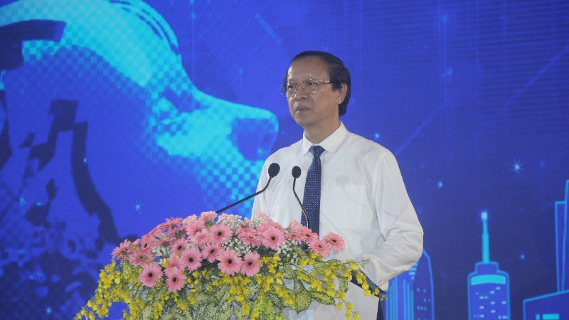 Ông Phạm Ngọc Thưởng, Thứ trưởng Bộ Giáo dục và Đào tạo phát biểu khai mạc 