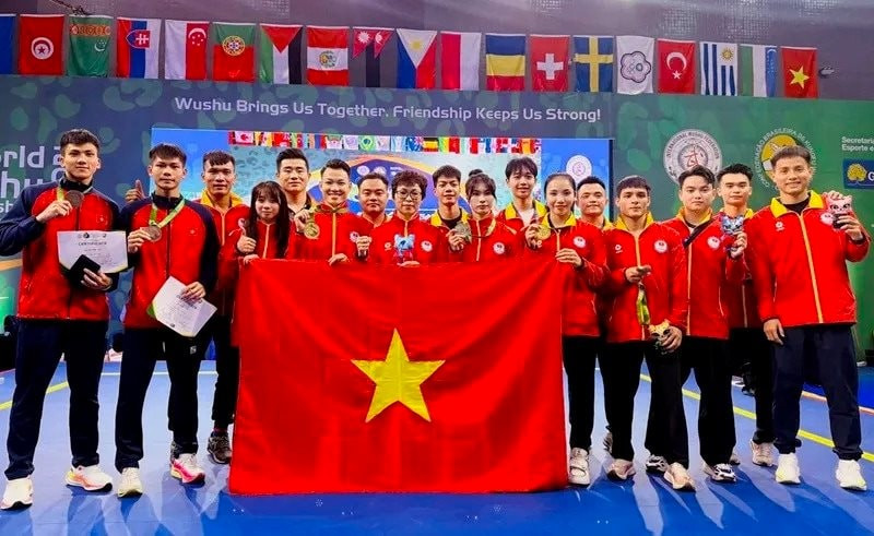 Đội tuyển wushu Việt Nam được kỳ vọng tiếp tục giành thành tích cao tại SEA Games 33. 