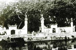 Làng Vạn Phúc, Hà Tây (nay là Hà Nội) - An toàn khu của Xứ ủy Bắc kỳ thời kỳ 1939-1945. (Ảnh tư liệu: Bảo tàng Lịch sử quốc gia).