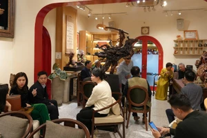 Không gian di sản văn hóa Hoàng Liên trà tại 13 Trần Phú, Hà Nội.