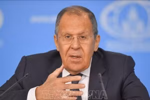 Ngoại trưởng Nga Sergei Lavrov. (Ảnh: THX/TTXVN)