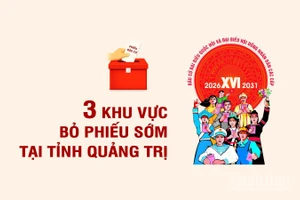 [Infographic] Ba khu vực bỏ phiếu sớm tại tỉnh Quảng Trị