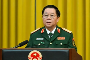 Chủ nhiệm Tổng cục Chính trị Quân đội nhân dân Việt Nam Nguyễn Trọng Nghĩa. (Ảnh: ĐĂNG KHOA)