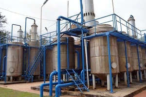 Nhà máy nước tại Côn Đảo. (Ảnh: TTXVN)