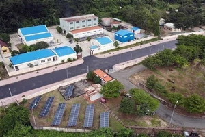 Nhà máy điện An Hội (Côn Đảo). (Ảnh: Đoàn Mạnh Dương - TTXVN)