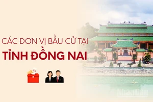 [Infographic] Các đơn vị bầu cử đại biểu Quốc hội tại tỉnh Đồng Nai