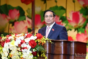 Thủ tướng Chính phủ Phạm Minh Chính phát biểu khai mạc Đại hội Thi đua yêu nước toàn quốc lần thứ XI.