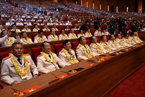 Các đại biểu tham dự Đại hội Thi đua yêu nước toàn quốc lần thứ XI.