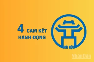 [Infographic] Bốn cam kết hành động của Đảng bộ thành phố Hà Nội