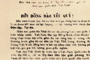 [Quiz] Bức thư Chủ tịch Hồ Chí Minh gửi đồng bào vào ngày 18/8/1945 có tên gọi gì?