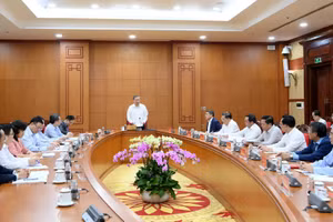 Tổng Bí thư Tô Lâm chủ trì hội nghị. (Ảnh: Trọng Hải)