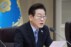 Tổng thống Hàn Quốc Lee Jae Myung. (Ảnh: Yonhap/TTXVN)
