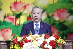Tổng Bí thư Tô Lâm phát biểu. (Ảnh: Thống Nhất/TTXVN)
