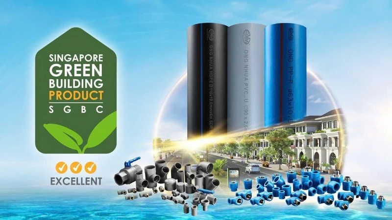 Bình Minh Việt đạt chứng nhận xuất sắc SGBP cho 3 dòng ống nhựa xanh