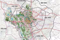 Mạng lưới giao thông quy hoạch Thủ đô tầm nhìn 100 năm. (Ảnh: Ủy ban nhân dân thành phố Hà Nội)