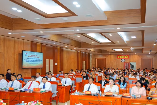 Quang cảnh hội thảo. (Ảnh: NHÂN TÂM) 