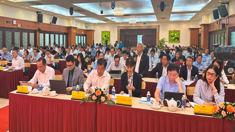 Một góc quang cảnh hội nghị.