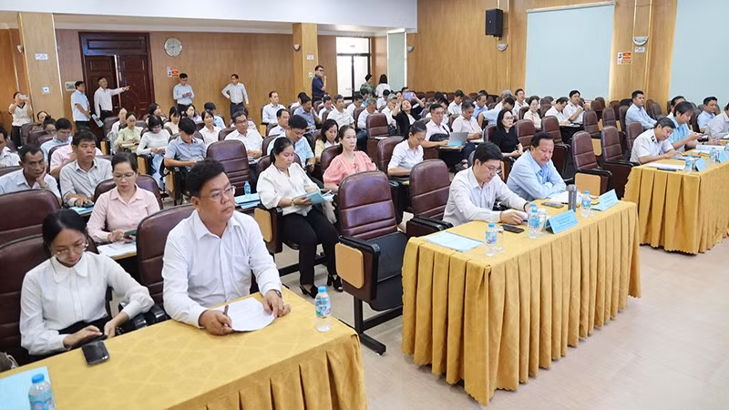 Một góc quang cảnh hội nghị.