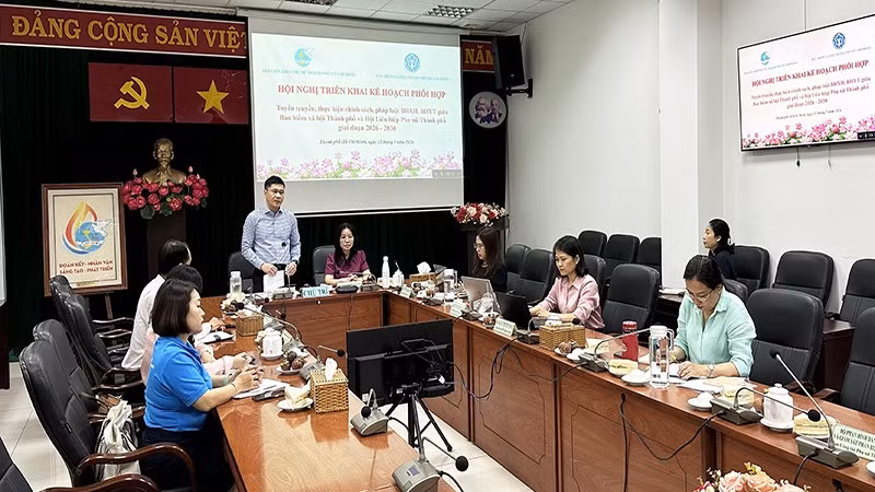 Một góc quang cảnh hội nghị.