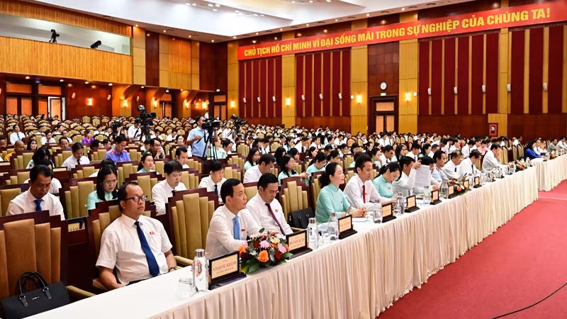 Một góc quang cảnh kỳ họp.