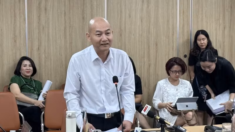 Phó Giám đốc Sở Công thương Thành phố Hồ Chí Minh Nguyễn Nguyên Phương cung cấp thông tin cho báo chí ngày 19/11.