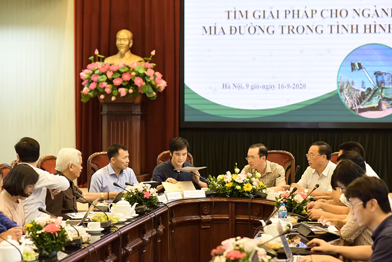 Tọa đàm trực tuyến “Tìm giải pháp cho ngành mía đường trong tình hình mới” -0