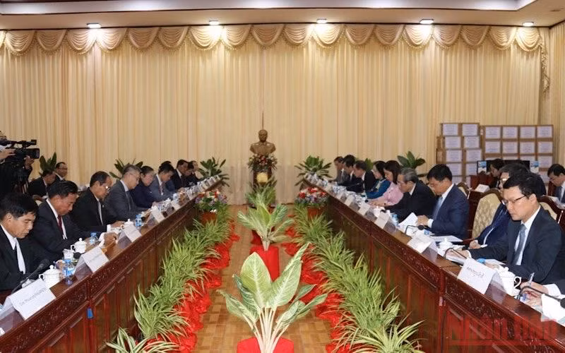 ​Tăng cường quan hệ đoàn kết đặc biệt, hợp tác toàn diện Việt Nam-Lào -0