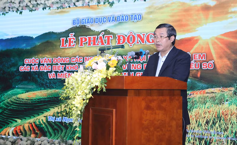 Bộ GD-ĐT vận động hỗ trợ học sinh dân tộc thiểu số, miền núi -0