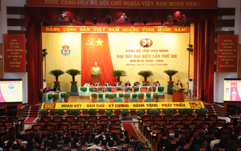 Toàn cảnh phiên bế mạc Đại hội.