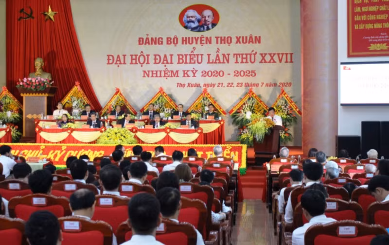 Đại hội đại biểu Đảng bộ huyện Thọ Xuân lần thứ XXVII.
