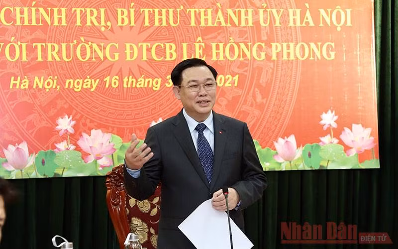 Tập trung xây dựng thương hiệu Trường Đào tạo cán bộ Lê Hồng Phong -0