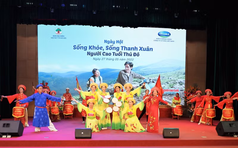 Ngày hội “Sống khỏe, sống thanh xuân” người cao tuổi Thủ đô năm 2022.