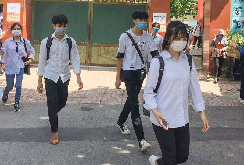 Các thí sinh thi vào lớp 10 phải tuân thủ nghiêm các quy định về phòng, chống dịch Covid-19.