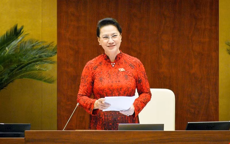Đồng chí Nguyễn Thị Kim Ngân. (Ảnh: Trung tâm báo chí Quốc hội)