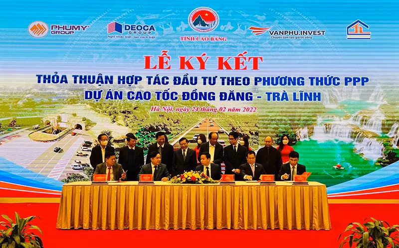 Thỏa thuận hợp tác đầu tư dự án cao tốc Đồng Đăng - Trà Lĩnh -0