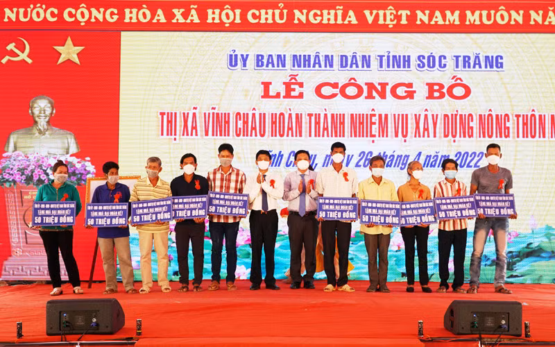 Thị xã có hơn 70% dân số là đồng bào dân tộc thiểu số hoàn thành nông thôn mới -0