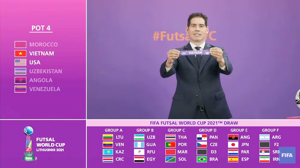 ĐT Việt Nam nằm ở nhóm hạt giống số 4. (Ảnh: FIFA)