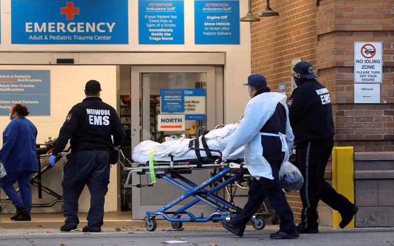 Trung tâm Y tế Maimonides tại New York, Mỹ, ngày 17/11/2020. (Ảnh: Reuters)