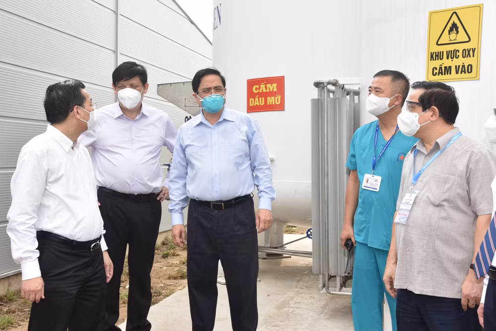 Bệnh viện điều trị người bệnh Covid-19 tại Hà Nội hoàn thành sau một tháng xây dựng -0