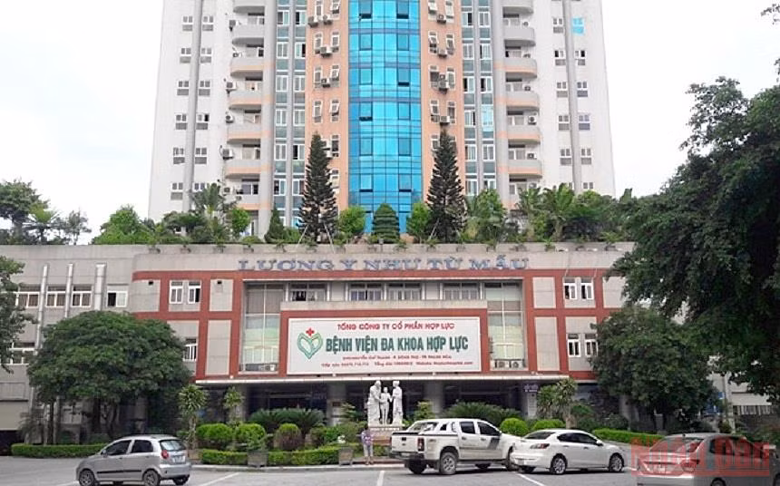 Đơn nguyên cao tầng ở Bệnh viện đa khoa Hợp Lực khôi phục trạng thái "bình thường mới". (Ảnh: MAI LUẬN)