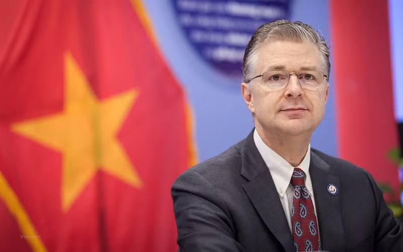 Trợ lý Ngoại trưởng Hoa Kỳ, ông Daniel J. Kritenbrink. (Ảnh: TTXVN)