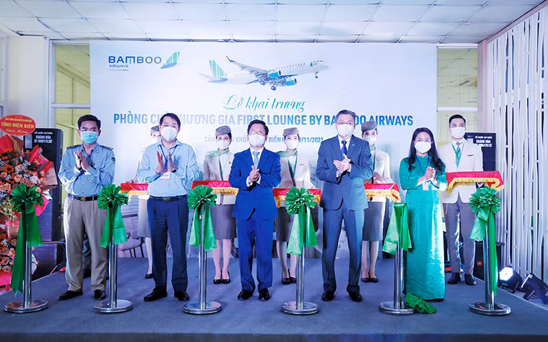 Bamboo Airways khai trương phòng chờ Thương gia tại sân bay Điện Biên Phủ.