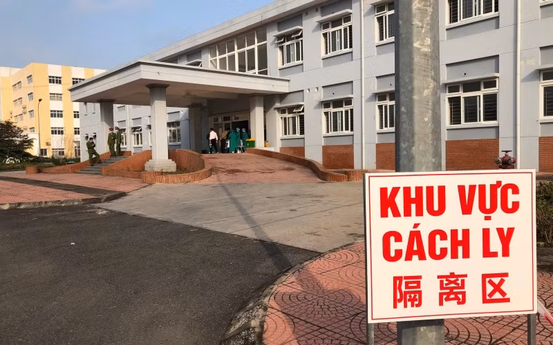 Khu cách ly y tế điều trị bệnh nhân Covid-19 tại Bệnh viện hữu nghị Việt Tiệp cơ sở 2 (Hải Phòng).
