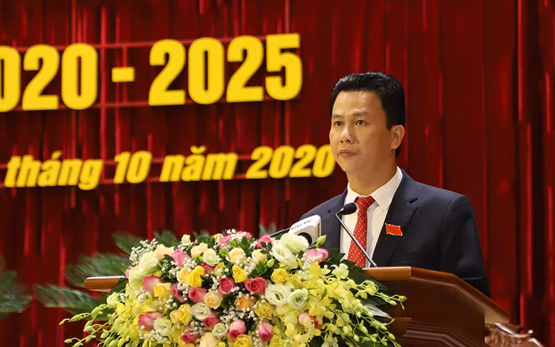 Bí thư Tỉnh ủy Hà Giang Đặng Quốc Khánh.