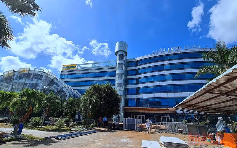 Bệnh viện dã chiến số 5 tạm giải thể ở Cà Mau. 