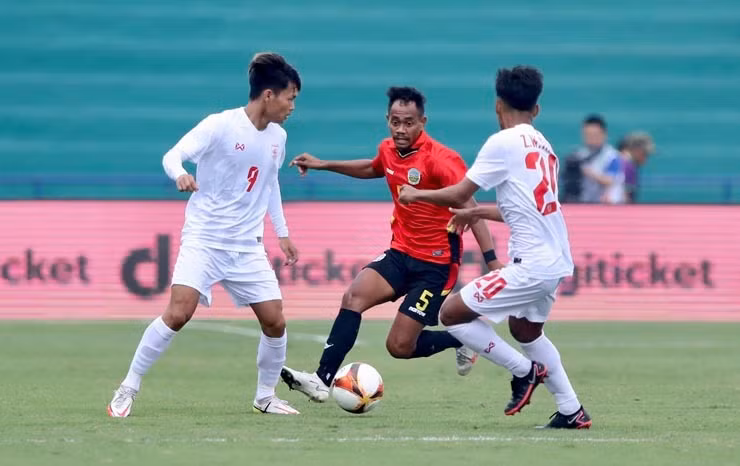 U23 Myanmar giành chiến thắng kịch tính 3-2 trước U23 Timor Leste -0